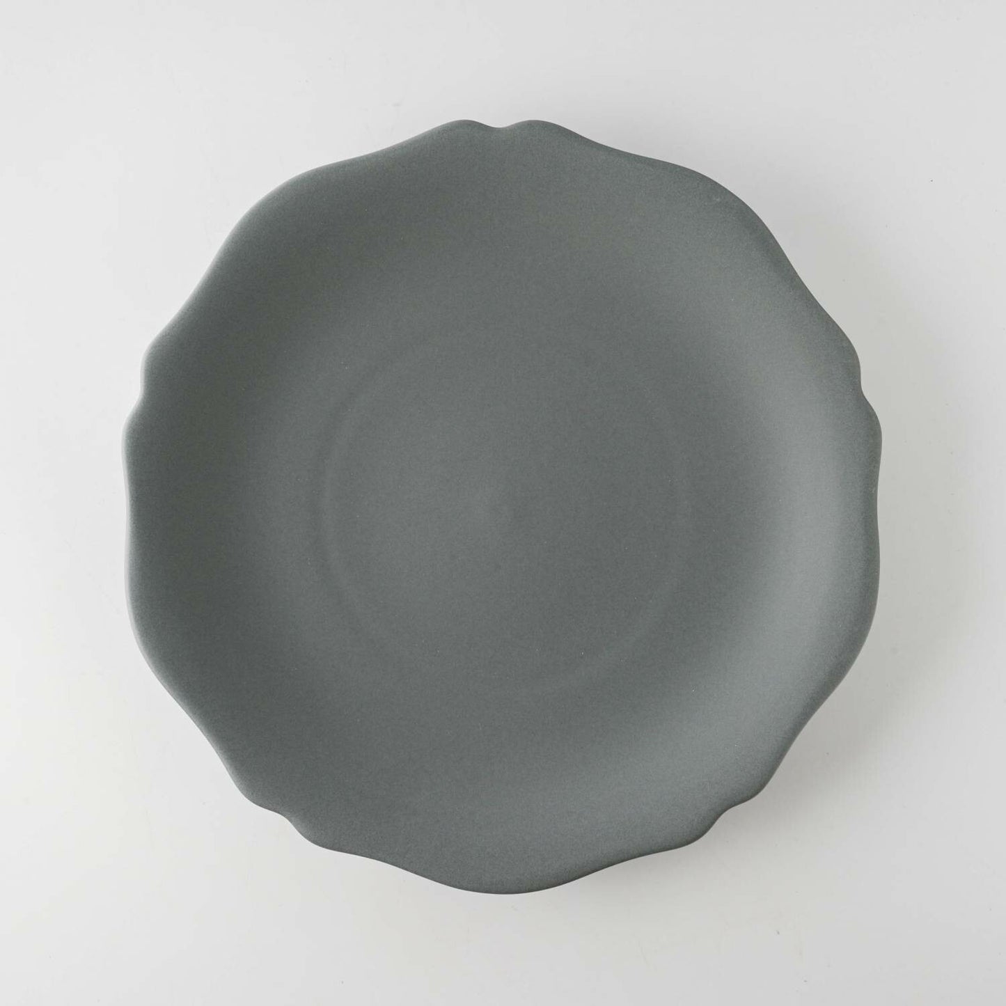 meimei-ware 16.5 取皿 輪花(黒錆)