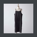 棉質細肩帶襯裙 黑