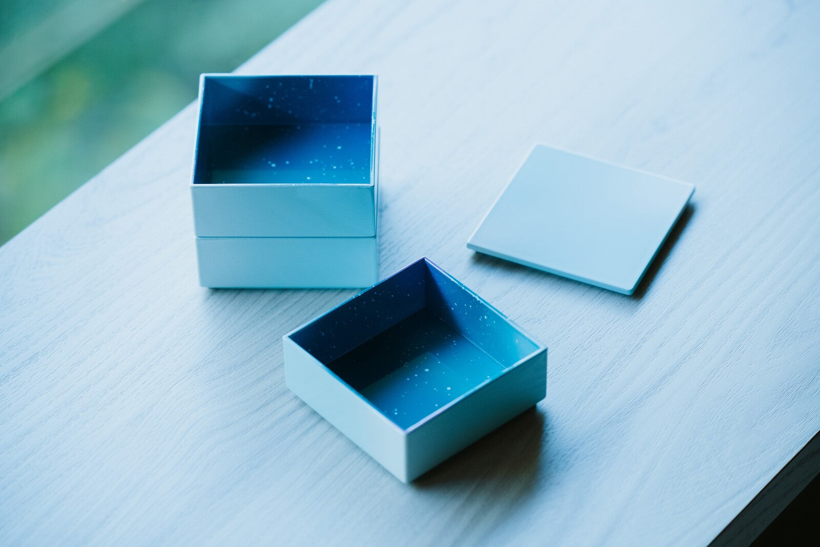 山中漆器 重箱 03 雪景色