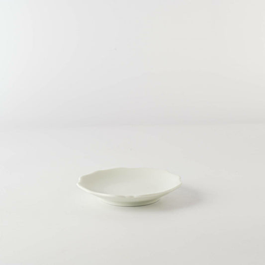 meimei-ware 10 小皿 稜花（青白）