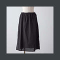 棉質半身襯裙 黑