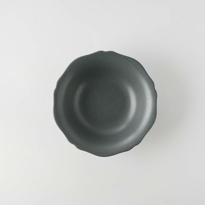 meimei-ware 14.5 取鉢 輪花（黒錆）