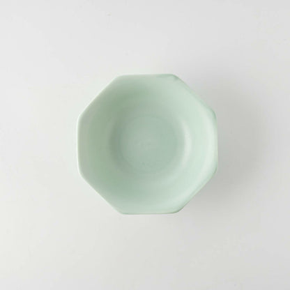 meimei-ware 14.5 取鉢 八角（青磁）