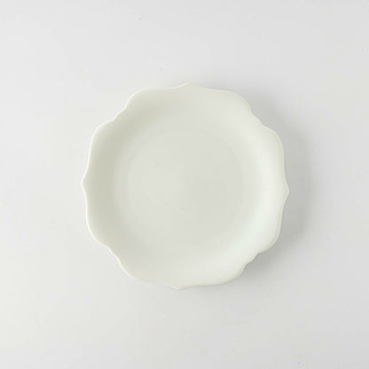 meimei-ware 16.5 取皿 稜花（青白）