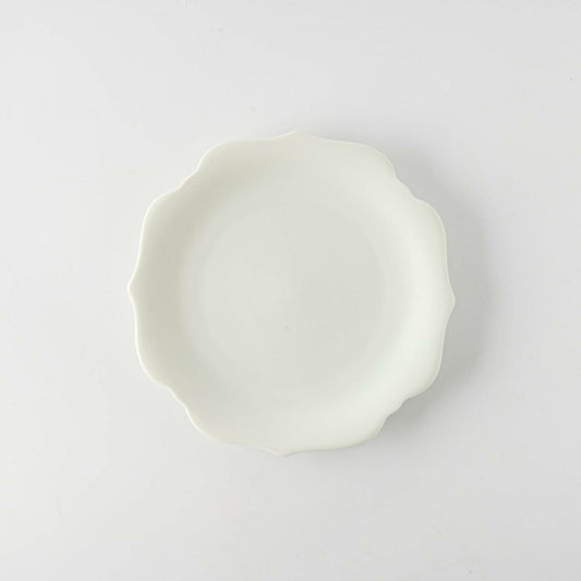 meimei-ware 16.5 取皿 稜花（青白）