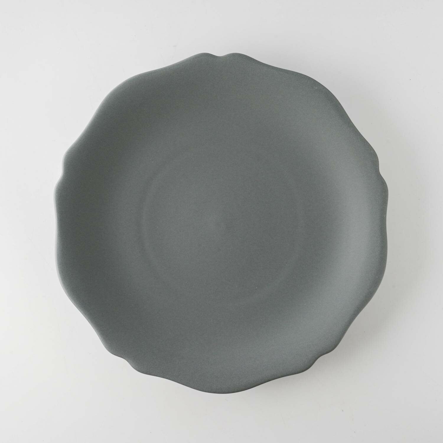 meimei-ware 16.5 取皿 輪花（黒錆）