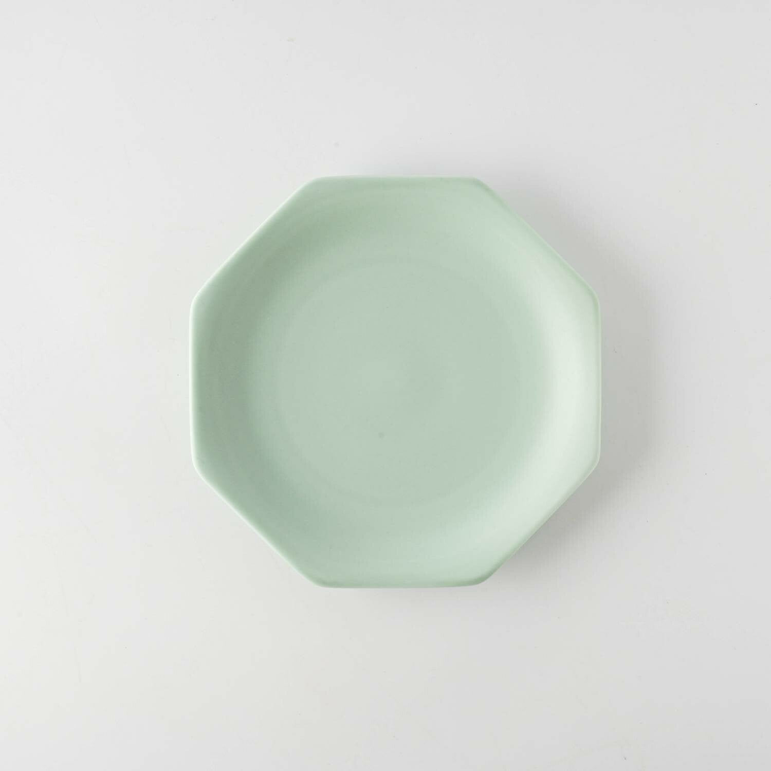 meimei-ware 16.5 取皿 八角（青磁）