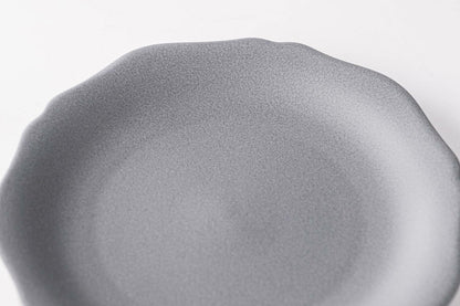 meimei-ware 16.5 取皿 輪花（黒錆）