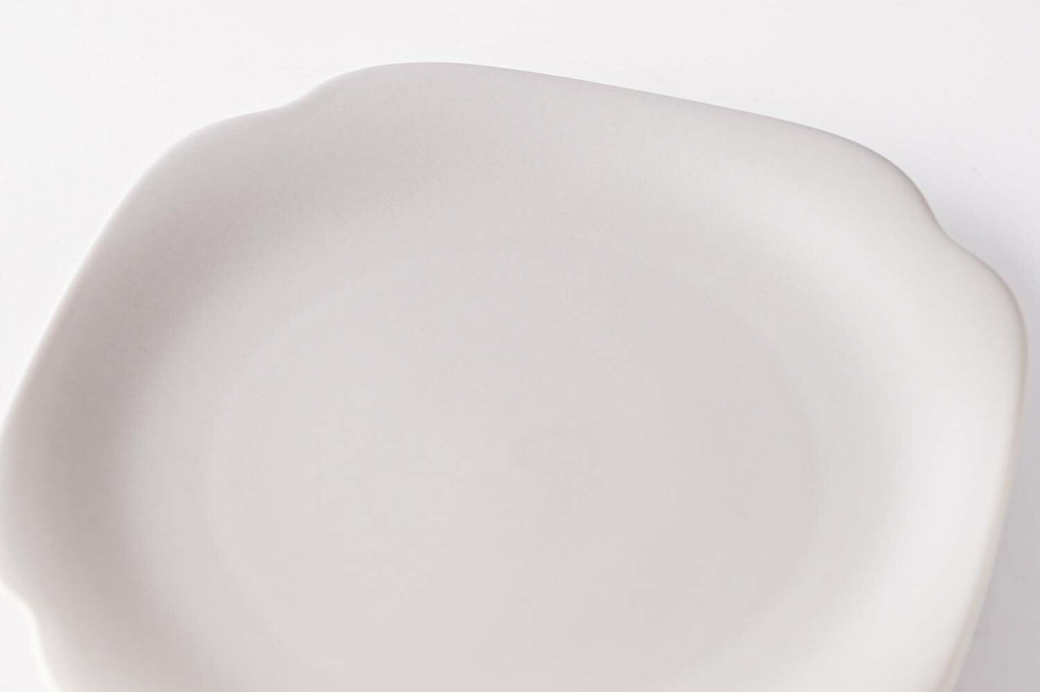 meimei-ware 16.5 取皿 隅入（薄灰）