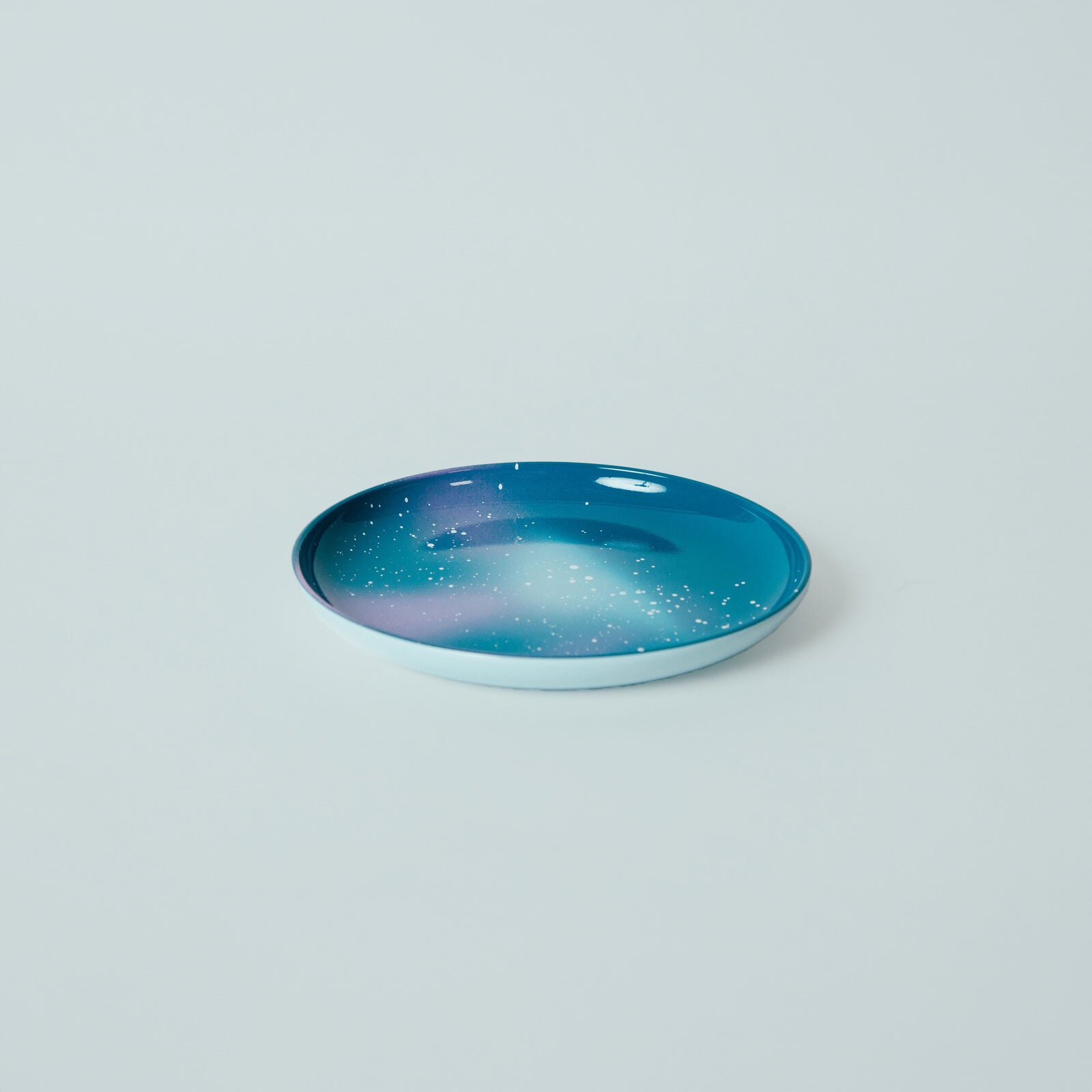山中漆器 5.0丸皿 03 雪景色