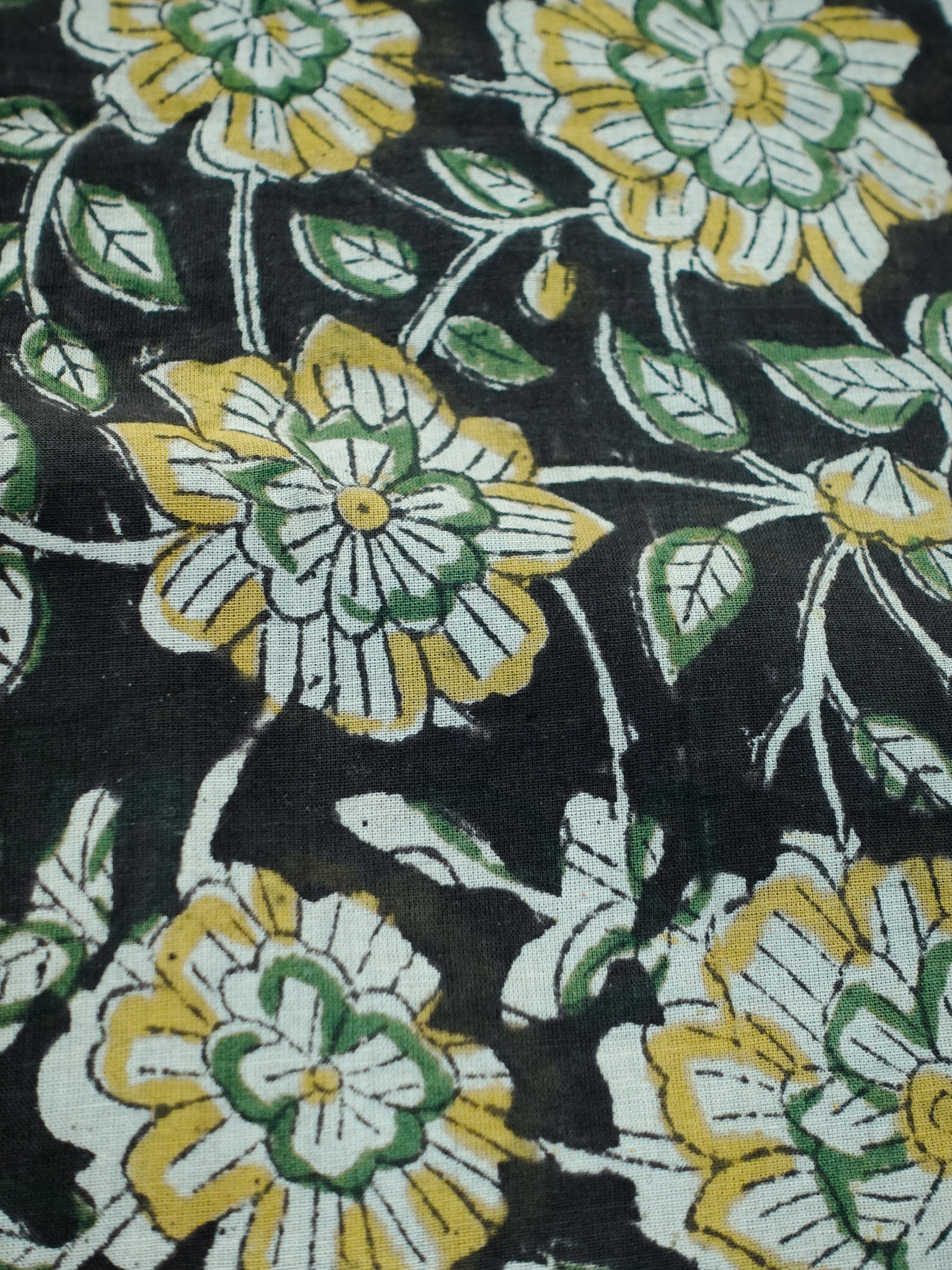 Block Print Marché Bag - black