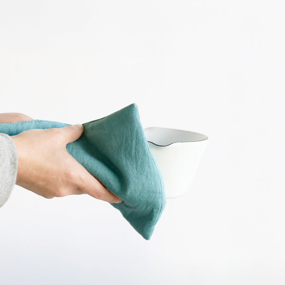 Liner Potholder 亞麻鍋墊 藍綠