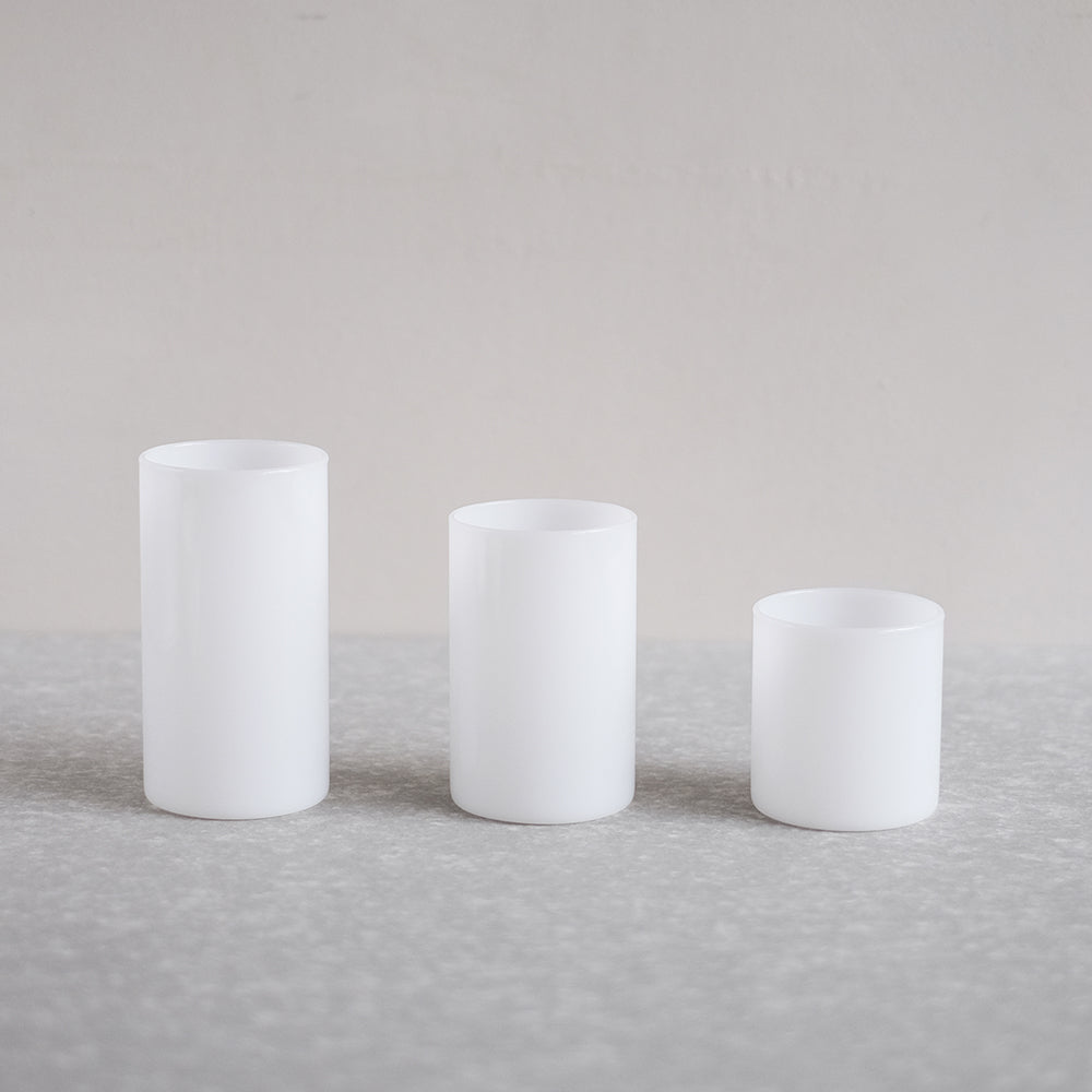 VISION GLASS WHITE 乳白色耐熱玻璃杯 LH