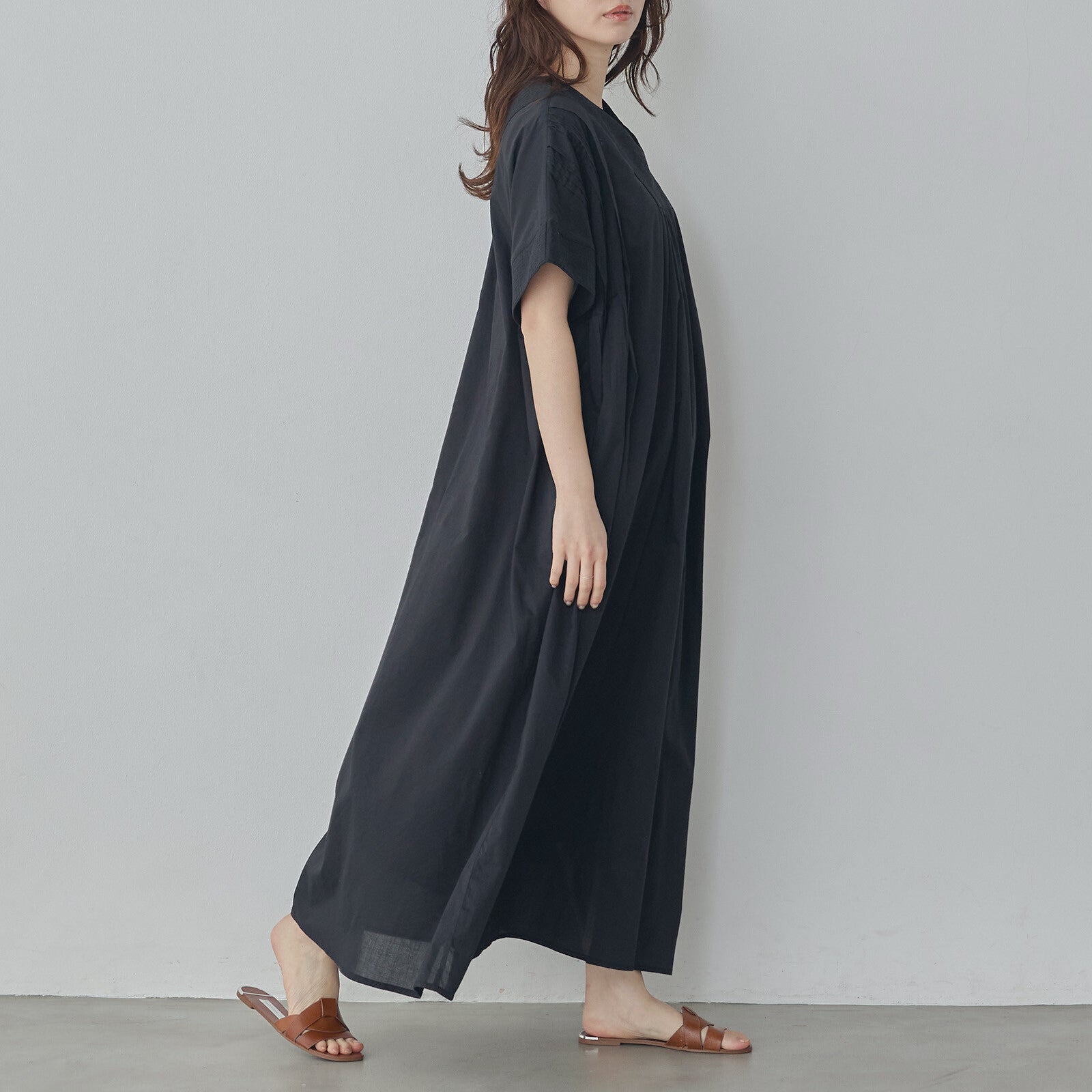 巴里紗洋裝 black