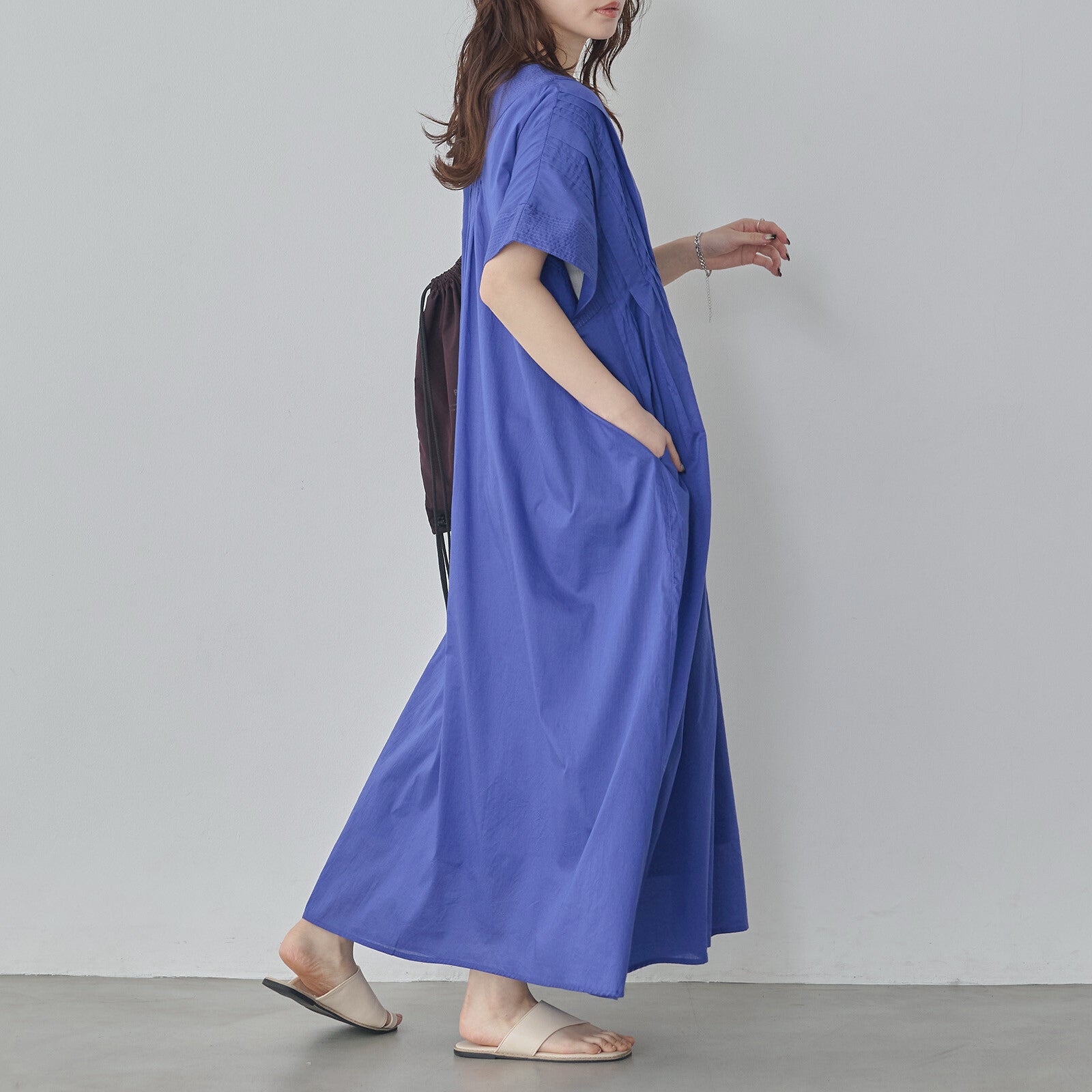 巴里紗洋裝 blue