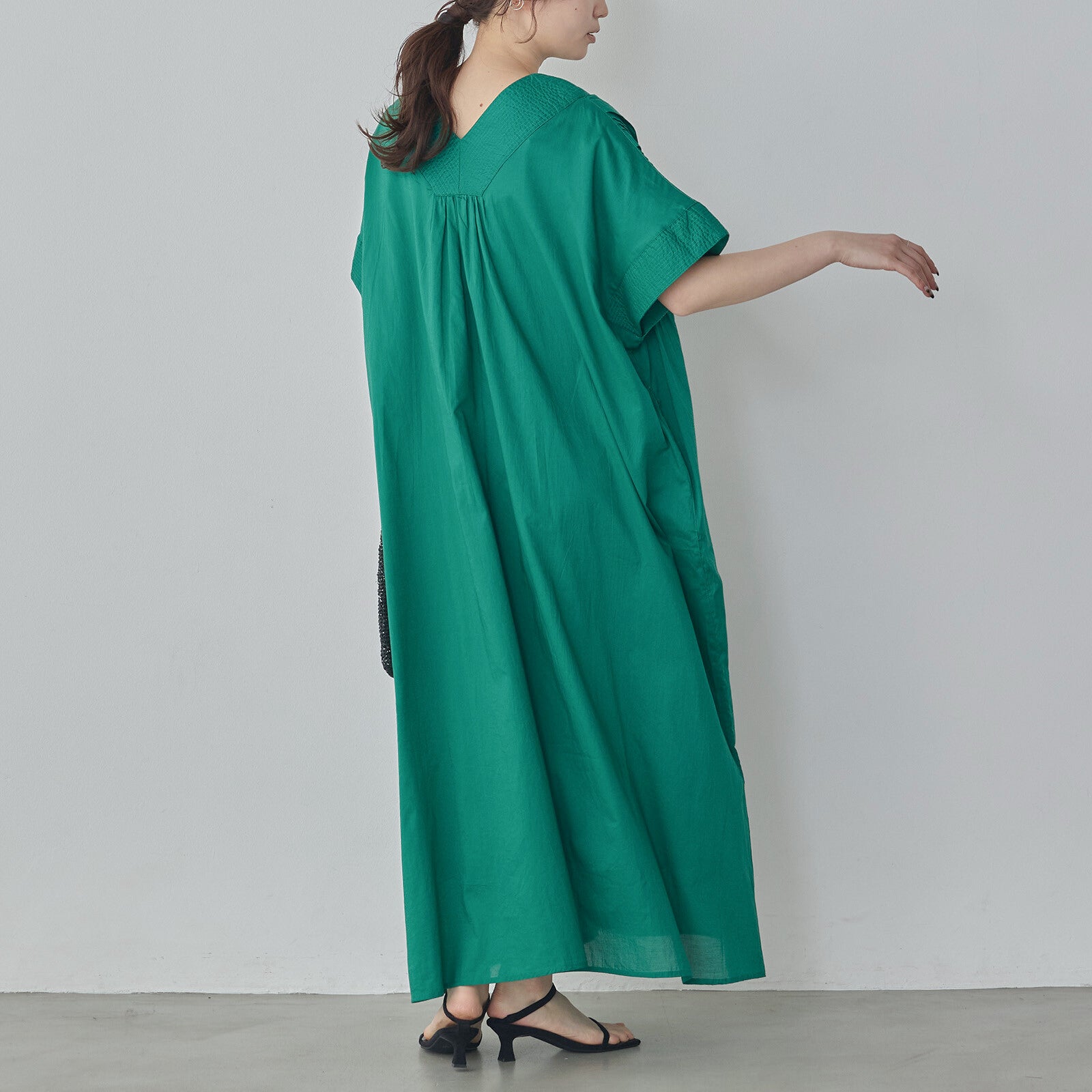 巴里紗洋裝 green