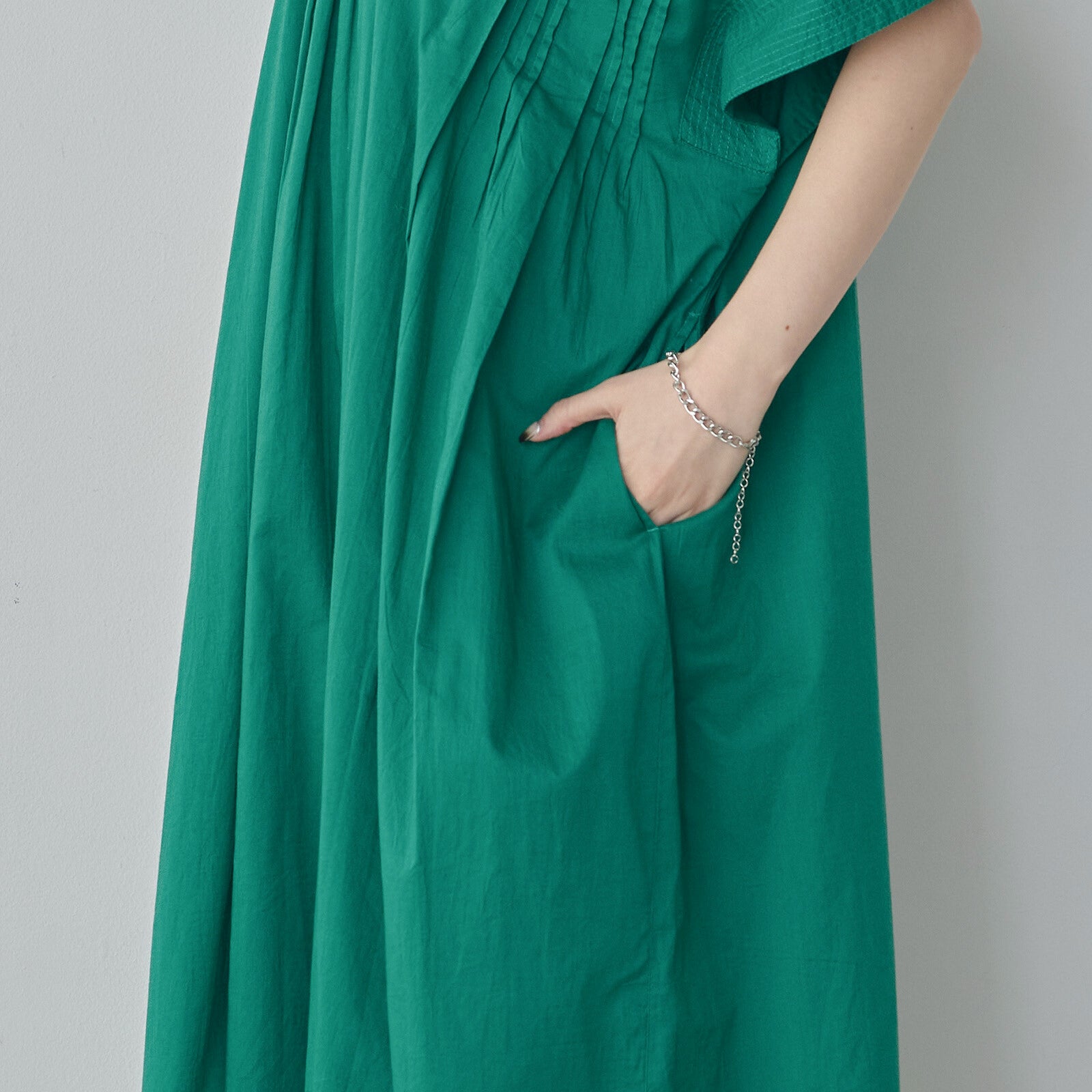 巴里紗洋裝 green